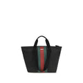 Men's Black Cotton Shoulder Bag