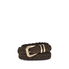 Men's Brown Calf Leather Bos Taurus Belt