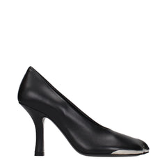 Women's Leather High Pump Black