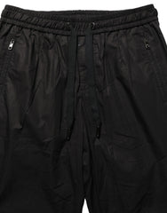 Men's Black Cotton Mid Waist Jogger Sweatpants Pants