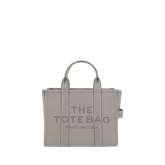 Women's Grained Calf Leather Tote Gray Bos