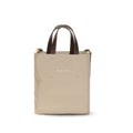 Women's Museo Mini Bag Beige Calf Leather Bos