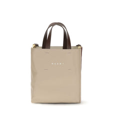 Women's Museo Mini Bag Beige Calf Leather Bos