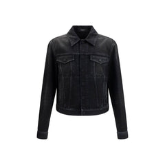 Men's Blue Cotton Denim Jacket Clothing