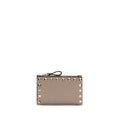 Women's Beige Calf Leather Bos Taurus Wallet