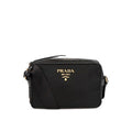 Women's Black Nylon Shoulder Bag