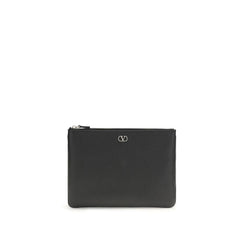 Men's Calf Leather Card Case Black Bos Cases