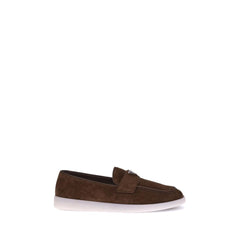 Men's Brown Calf Leather Bos Taurus Slip-On Loafers
