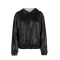 Women's Black Leather Tank Tops