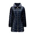 Women's Blue Polyamide Full-Length Jacket Clothing