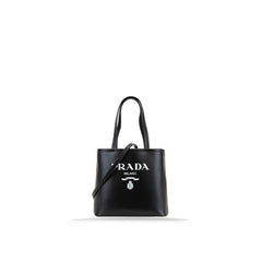 Women's Calfskin Tote Black Calf Leather
