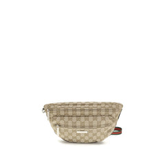 Men's Beige Polyester Shoulder Bag