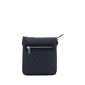 Men's Black Polyethylene Shoulder Bag