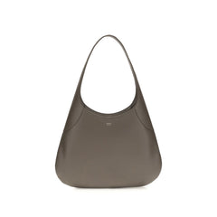 Women's Joan Shoulder Bag Gray Calf Leather Bos