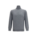 Men's Gray Wool Oves Aries Turtleneck Clothing