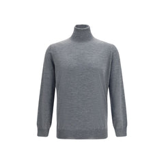 Men's Gray Wool Oves Aries Turtleneck Clothing