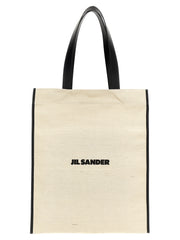 Women's Jute And Cotton Tote Beige