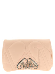Women's Beige Lamb Leather Crossbody Bag