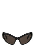 Unisex Black Nylon Sunglasses
