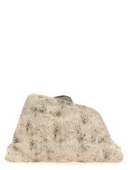 Women's Day Off Clutch Gray Leather