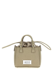 Women's Grainy Calfskin Top Handle Bag Gray Leather