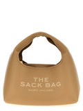 Women's Top Handle Bag Beige Cow Leather