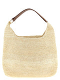 Women's Brown Raffia Shoulder Bag