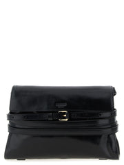 Women's Black Leather Crossbody Bag