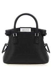 Women's Top Handle Bag Black Calfskin Leather