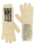 Women's Bicolor Virgin Wool Gloves