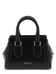 Women's Birdee Top Handle Bag Black Calfskin Leather
