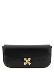 Women's Black Calfskin Crossbody Bag