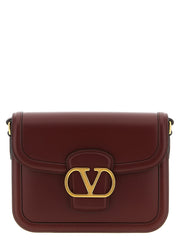 Women's Bordeaux Calfskin Crossbody Bag