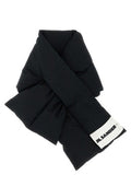 Unisex Black Cotton Foulard Accessory
