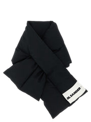 Unisex Black Cotton Foulard Accessory