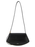Women's Black Bovine Leather Crossbody Bag