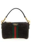 Men's Ophidia Shoulder Bag Brown Calfskin Leather