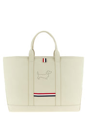 Women's Tote White Pebble Grain Calfskin