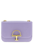 Women's Purple Calfskin Shoulder Bag