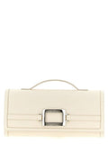 Women's Clutch White Calfskin Leather