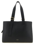Women's Calfskin Tote Black Leather