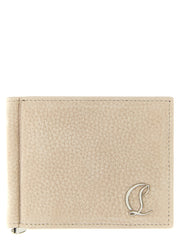 Men's Beige Calfskin Wallet