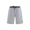 Men's Gray Cotton Bermuda Shorts