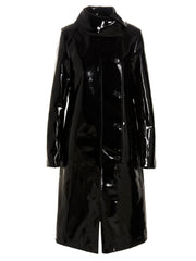 Women's Black Cotton Coat Clothing