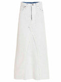 Women's White Cotton Mini Skirt
