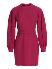Women's Fuchsia Viscose Short Dress