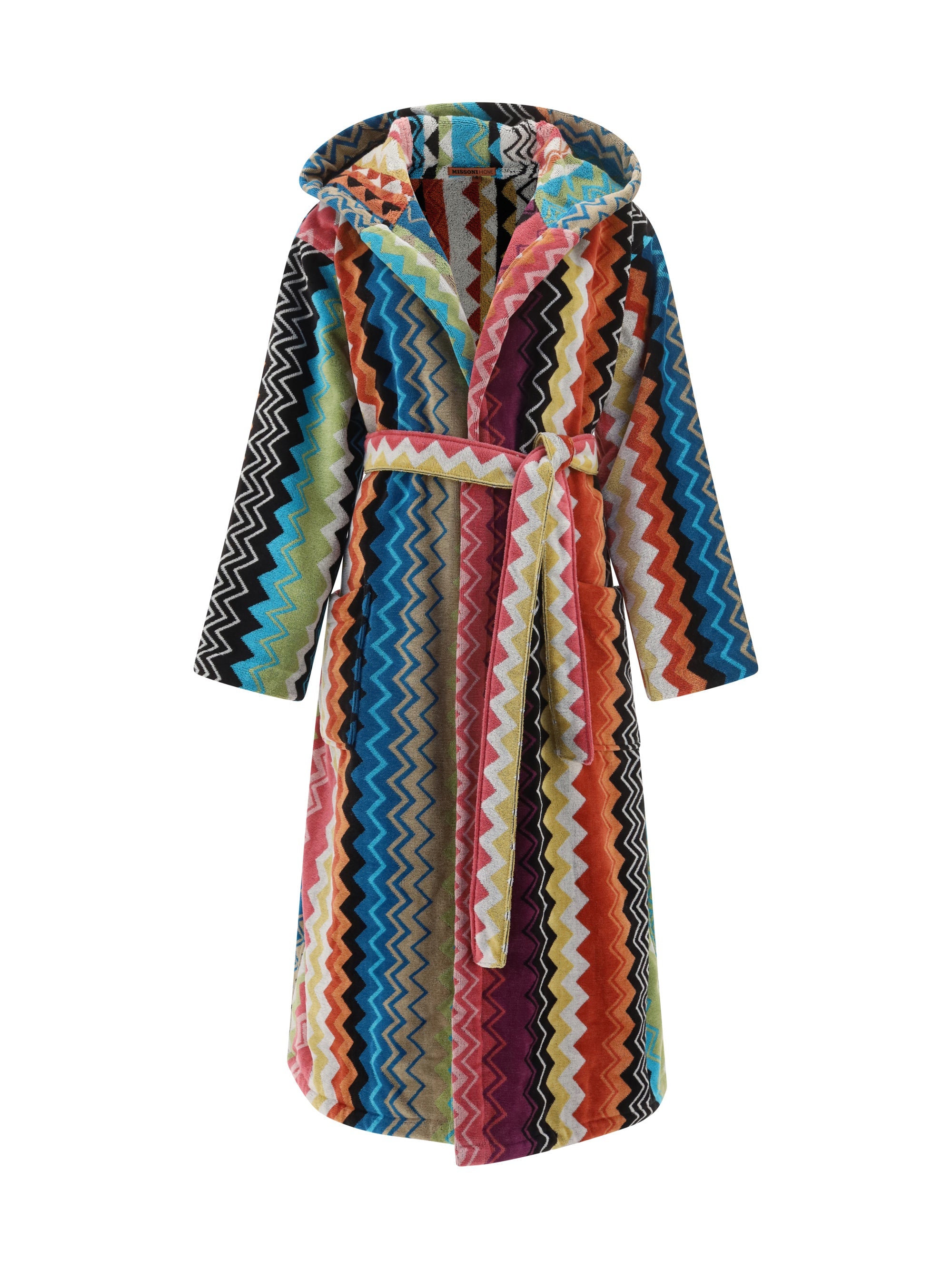 Missoni Giacomo Hooded Bathrobe — Multicolor