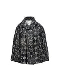 Women's Bicolor Polyethylene Leather Jacket Clothing