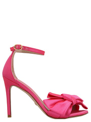 Women's Heel Sandal Pink Satin