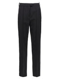 Women's Black Virgin Wool Pants